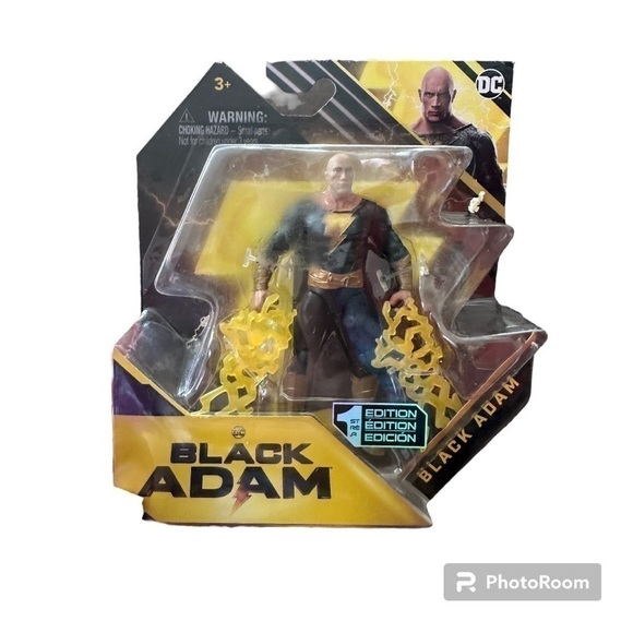 DC Comics Spin Master Black Adam 4” Figure - Picture 8 of 8